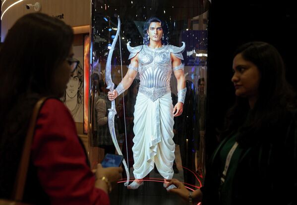 Модел лика из Махабхарате који је креирала компанија Џио Интелиџенс. - Sputnik Србија