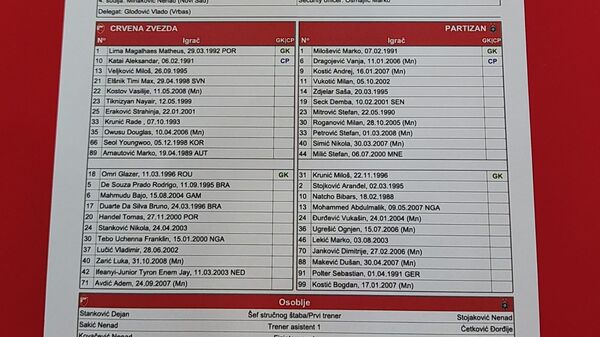 Večiti derbi - Sputnik Srbija