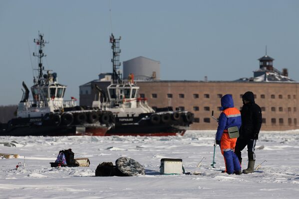 Огромна водена пространства претворила су се у широку белу равницу која се простире све до хоризонта. - Sputnik Србија