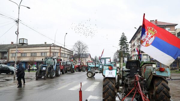 Блокада млекара у Богатићу - Sputnik Србија