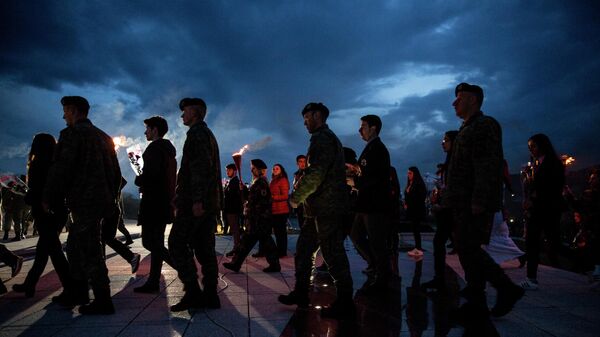 Косовски Албанци у униформама ОВК - Sputnik Србија