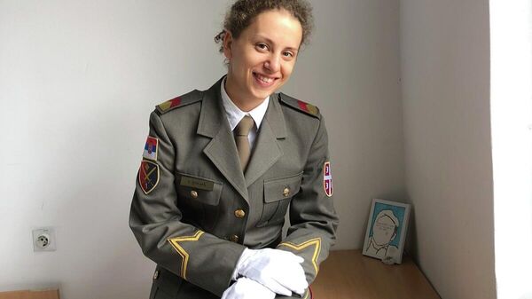 Хелена Брајић, кадет ВМА - Sputnik Србија