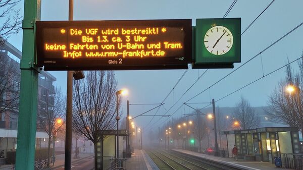 Štrajk u javnom prevozu širom Nemačke - Sputnik Srbija