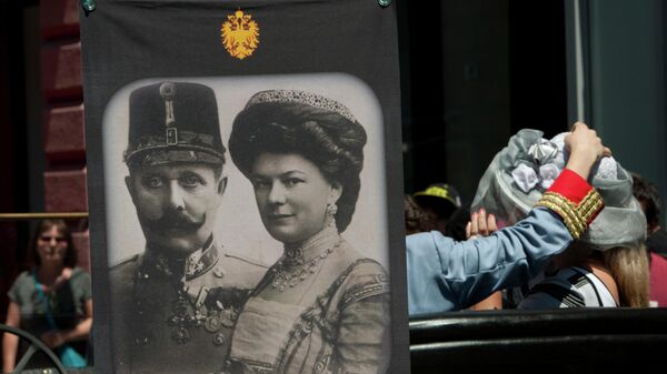 Франц Фердинанд и његова супруга Софија - Sputnik Србија