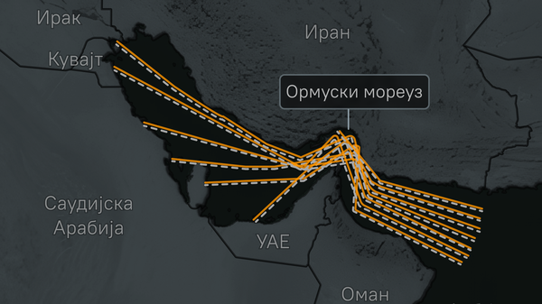 Инфографика - Ормуски мореуз - Sputnik Србија