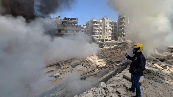 Izrael gađao pregrađe Bejrutra Izrael gađao pregrađe Bejrutra - Sputnik Srbija