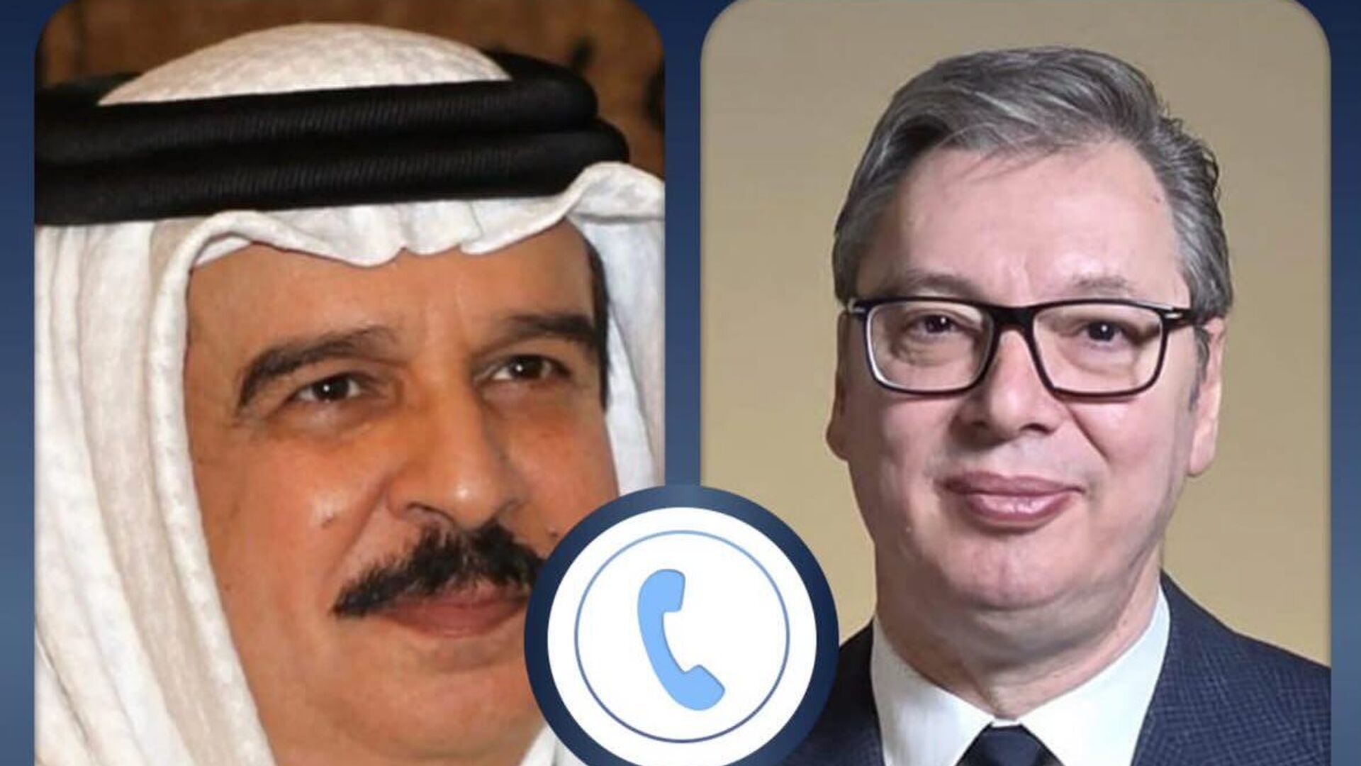 Председник Србије Александар Вучић разговарао је телефоном са краљем Бахреина Хамадом бин Исом ел Калифом - Sputnik Србија, 1920, 03.03.2026