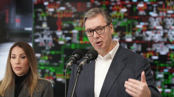 Александар Вучић и Дубравка Ђедовић Хандановић - Sputnik Србија