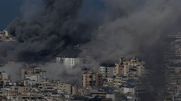 Posledice izraelskog napada na predgrađe Bejruta Posledice izraelskog napada na predgrađe Bejruta - Sputnik Srbija