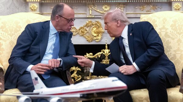 Donald Tramp i Fridrih Merc - Sputnik Srbija