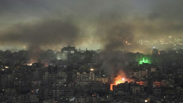 Последице израелских напада на предграђе Бејрута - Sputnik Србија