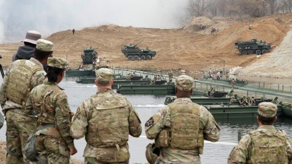 Vojna vežba „Štit slobode“ u Jeončonu, Južna Koreja - Sputnik Srbija