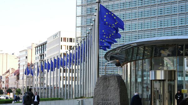 Zastave Evropske unije u Briselu - Sputnik Srbija