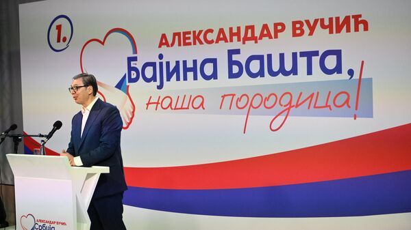 Председник Србије  Александар Вучић - Sputnik Србија