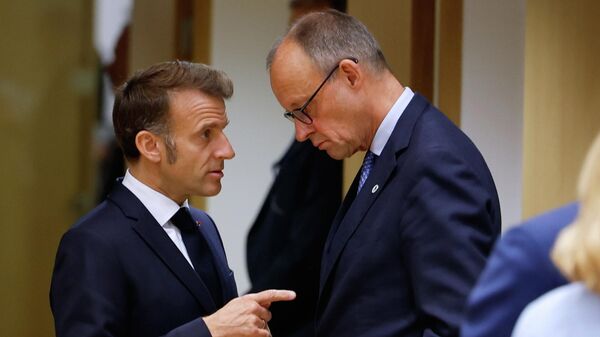 Emanuel Makron i Fridrih Merc - Sputnik Srbija
