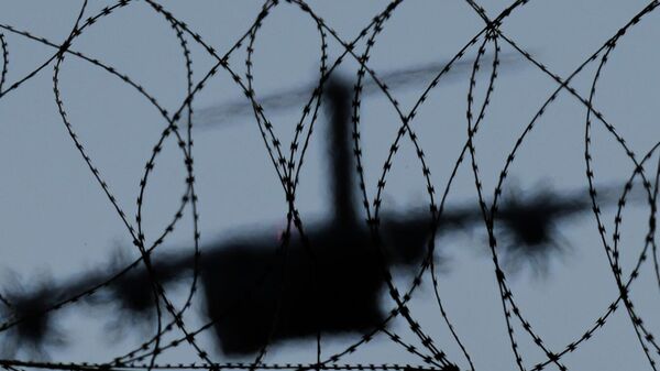 Авион слеће у војну базу - Sputnik Србија