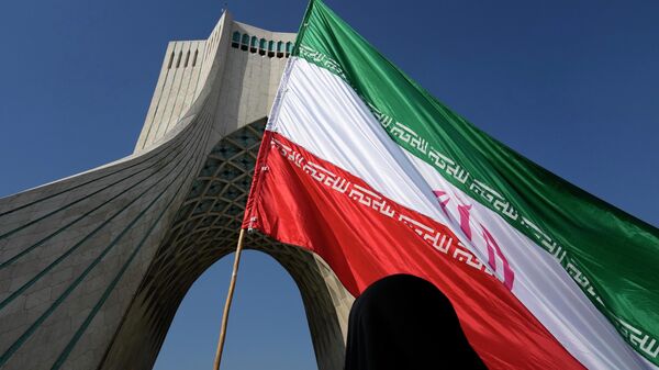 Iran, Teheran, zastava - Sputnik Srbija