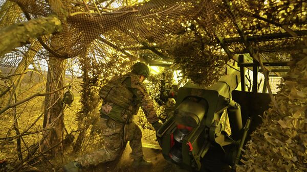 Paljba iz haubice D-30 u zoni specijalne vojne operacije - Sputnik Srbija