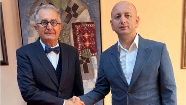 Председник опозиционе Демократске народне партије (ДНП), посланик Милан Кнежевић и амбасадор Србије у Црној Гори Небојша Родић - Sputnik Србија