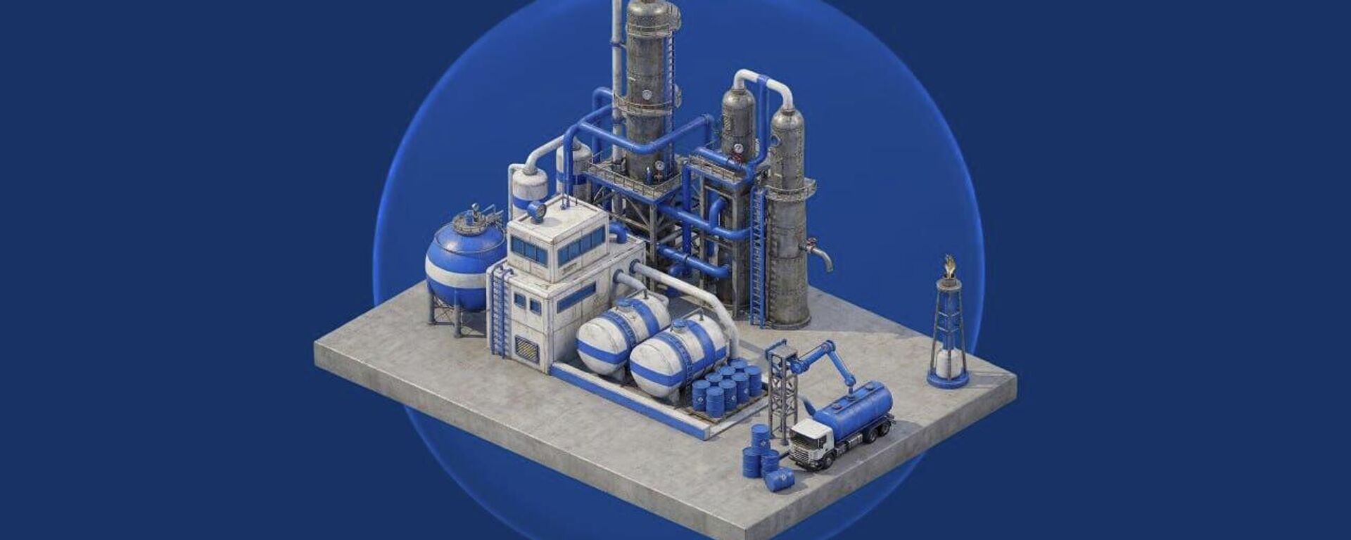 Rafinerije i gasni objekti država Persijskog zaliva - Sputnik Srbija, 1920, 25.03.2026