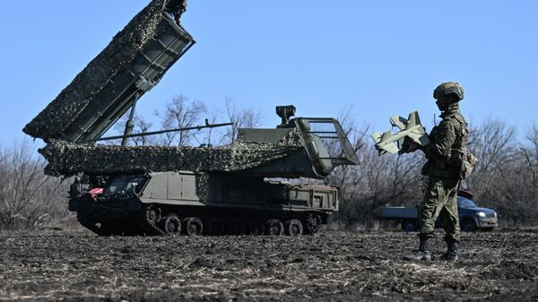 Ракетни систем бук М3 у зони специјалне војне операције Ракетни систем бук М3 у зони специјалне војне операције - Sputnik Србија