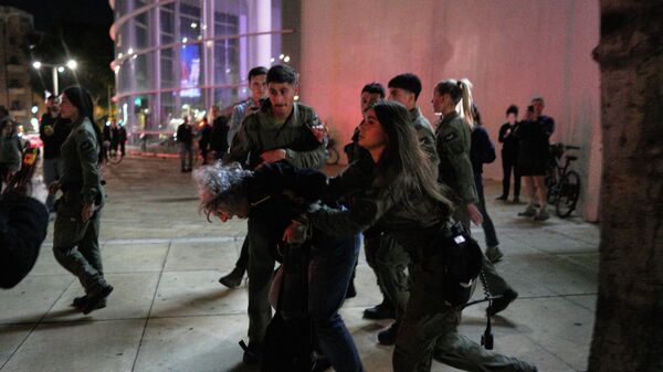 Хапшења на антиратном скупу у Тел Авиву. - Sputnik Србија