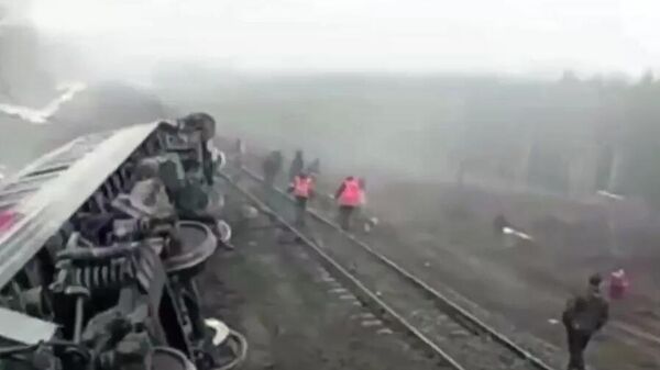 Iskliznuće voza u Rusiji - Sputnik Srbija