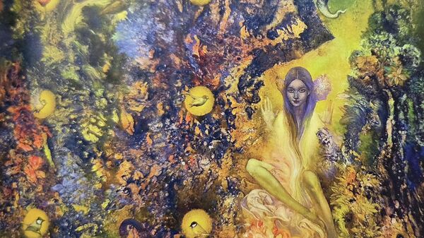 Slika Željka Đurovića „Obasjana mladim Mesecom“ - Sputnik Srbija