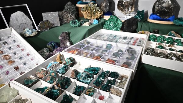 Kolekcija minerala na izložbi povodom Dana geologa u Rusiji - Sputnik Srbija