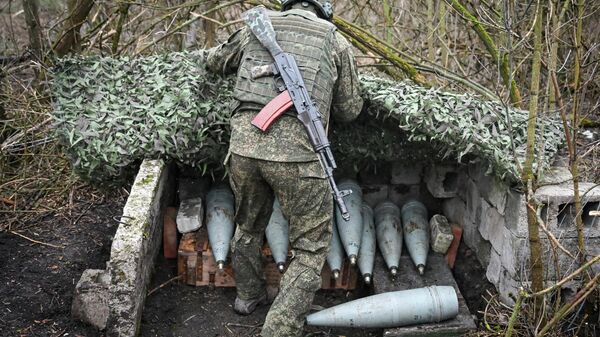 Municija za top hijacint S u zoni specijalne vojne operacije Municija za top hijacint S u zoni specijalne vojne operacije - Sputnik Srbija