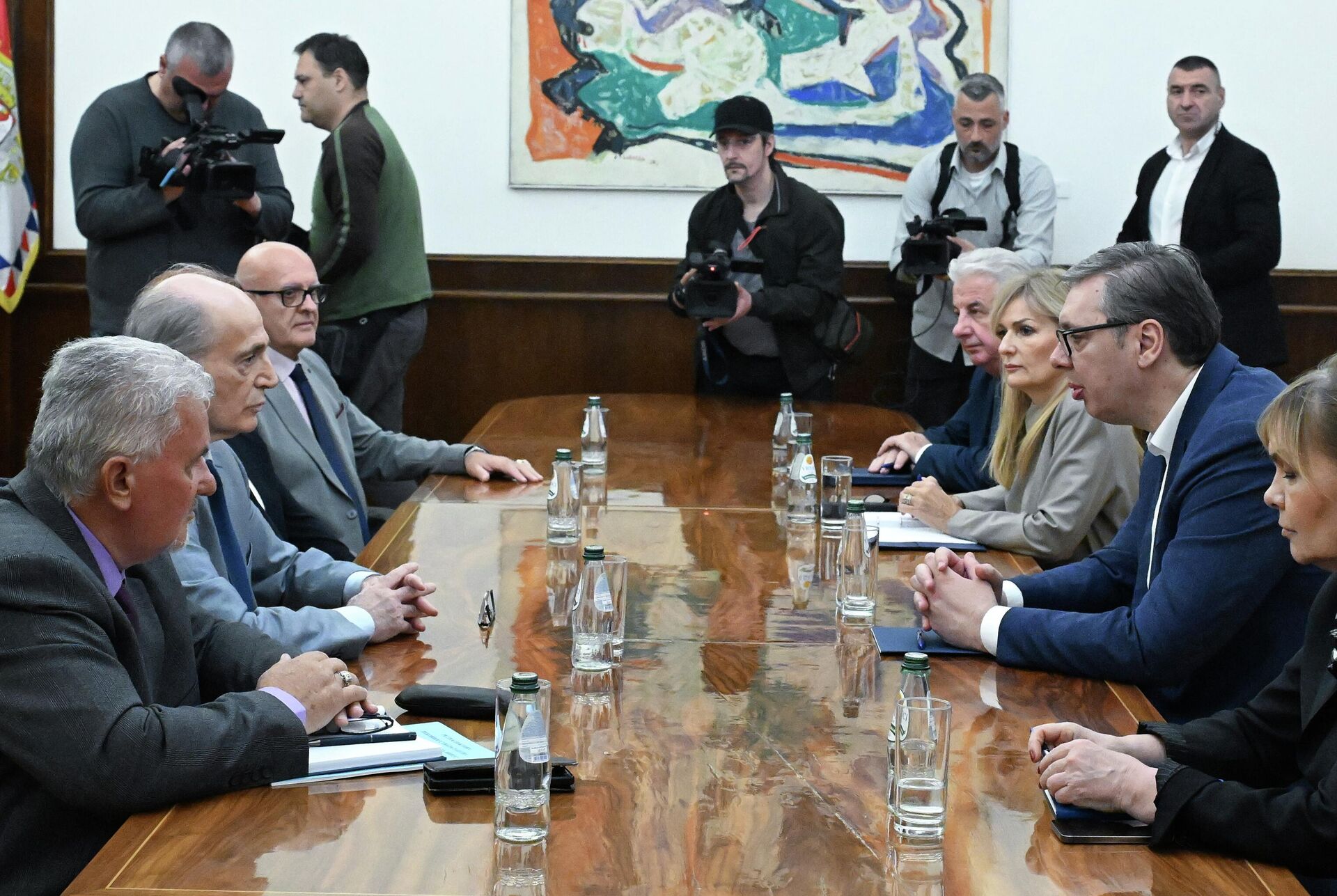 Почеле консултације председника Вучића са представницима ПУПС-а - Sputnik Србија, 1920, 06.04.2026