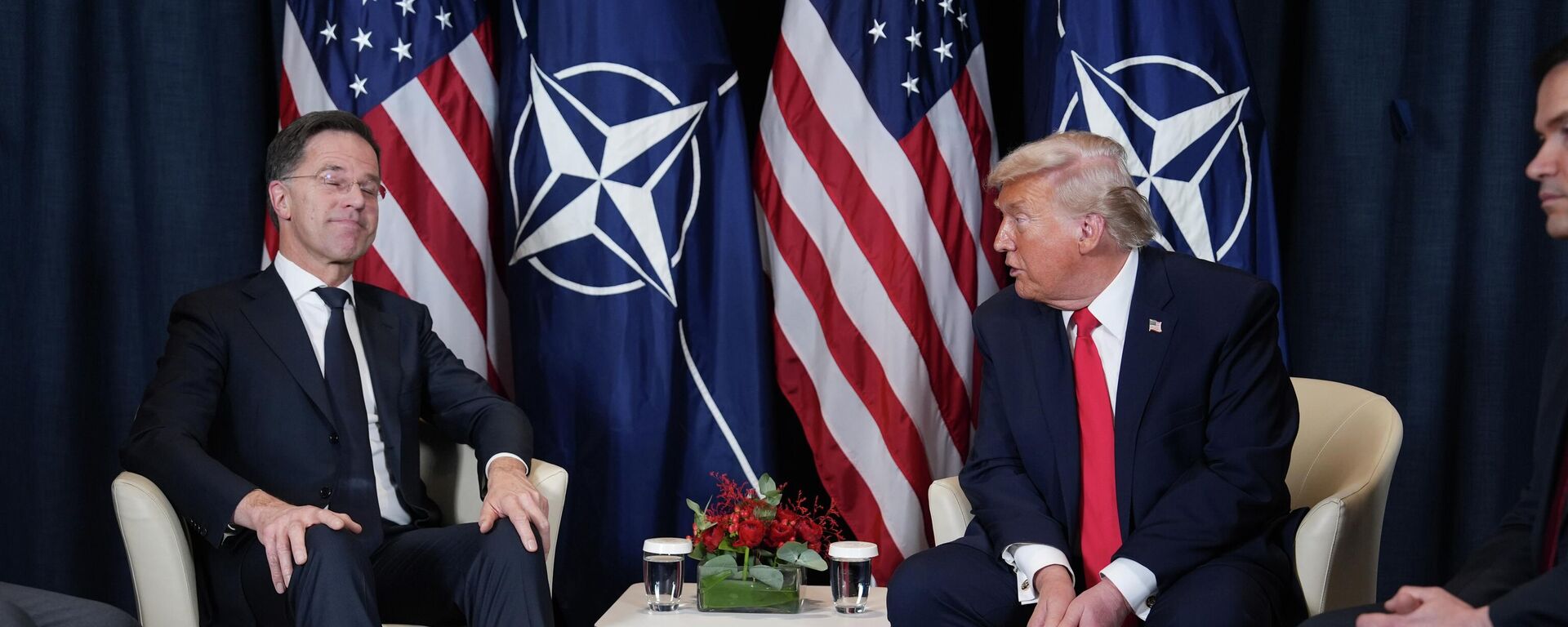 Mark Rute i Donald Tramp - Sputnik Srbija, 1920, 09.04.2026