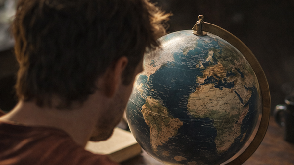 Gledanje u globus - ilustracija - Sputnik Srbija