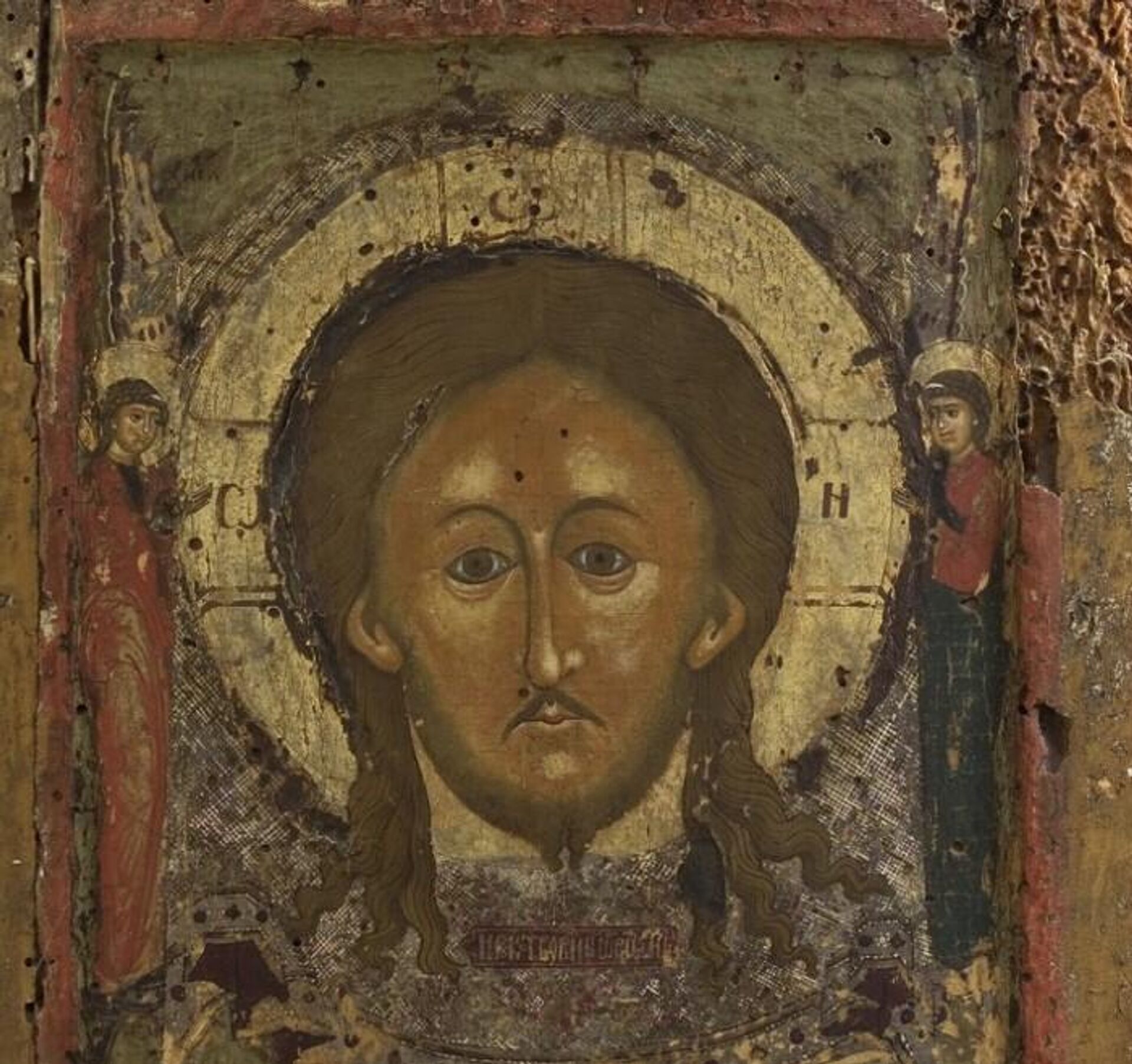 Нерукотворени образ Христов - ризница Хиландара, крај 16. века Нерукотворени образ Христов - ризница Хиландара, крај 16. века - Sputnik Србија, 1920, 09.04.2026