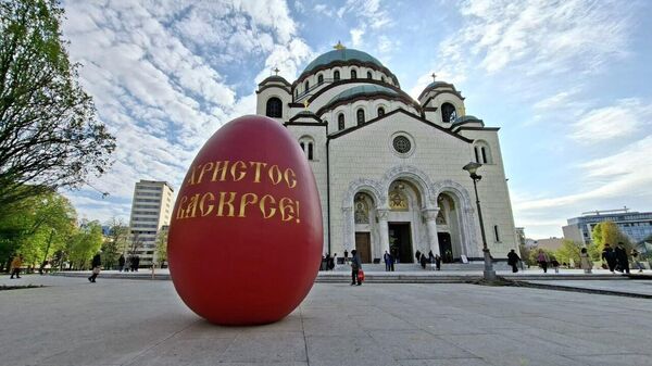 Васкршња литургија у Храму Светог Саве у Београду /фото, видео/