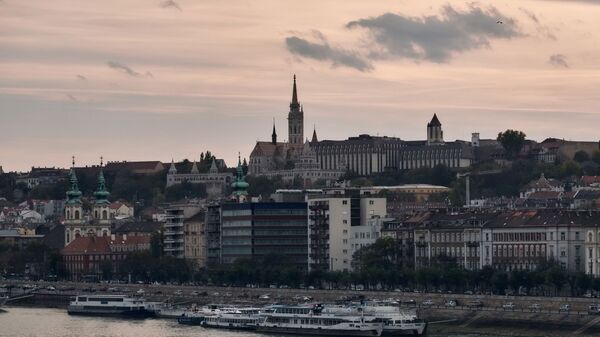 Вид на реку Дунай и собор Святого Матьяша в Будапеште - Sputnik Србија