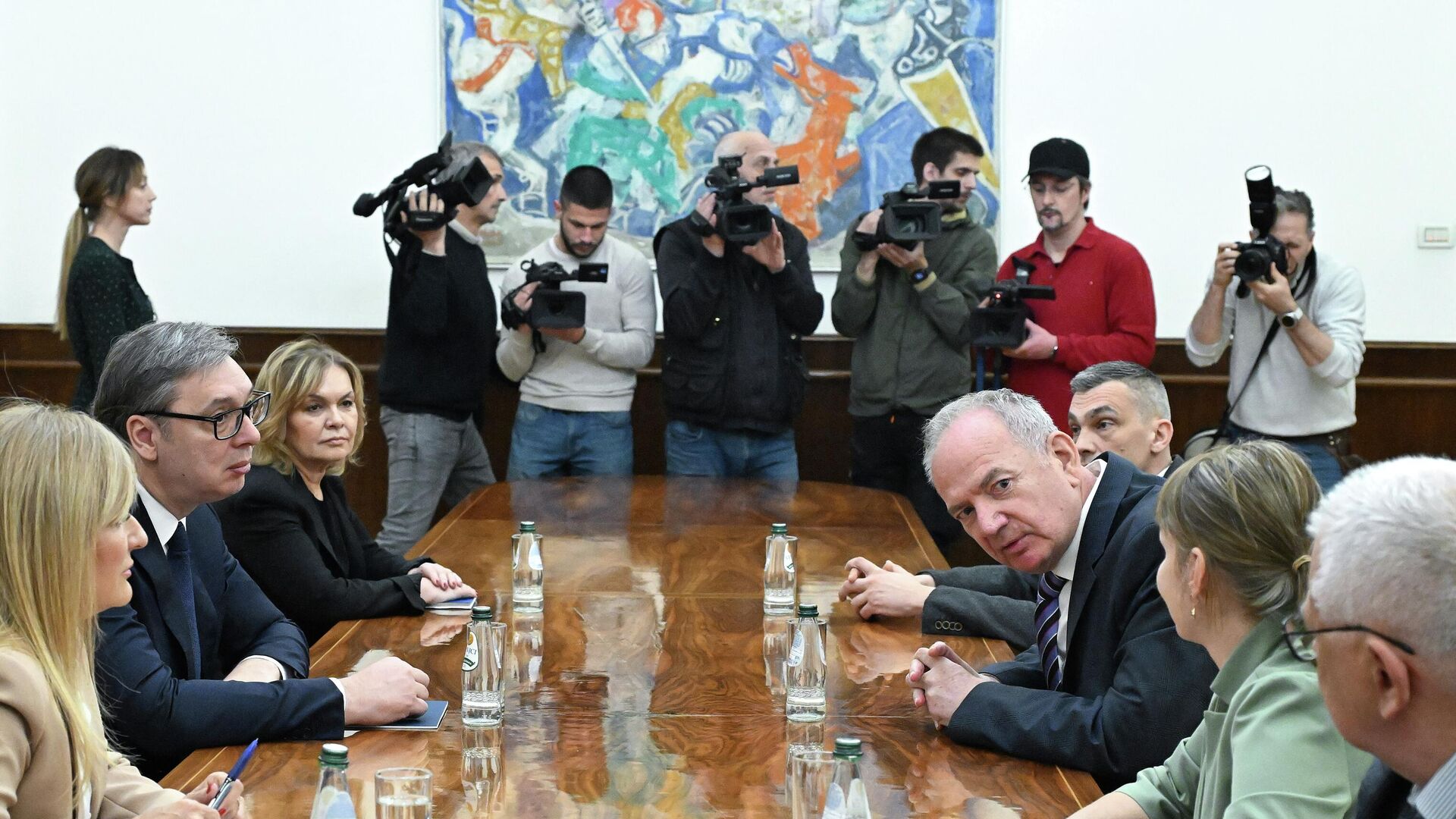 Aleksandar Vučić sa Ruskom strankom Aleksandar Vučić sa Ruskom strankom - Sputnik Srbija, 1920, 14.04.2026