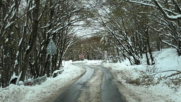 Ovde pada sneg čak i kada u Tbilisiju nema padavina. - Sputnik Srbija