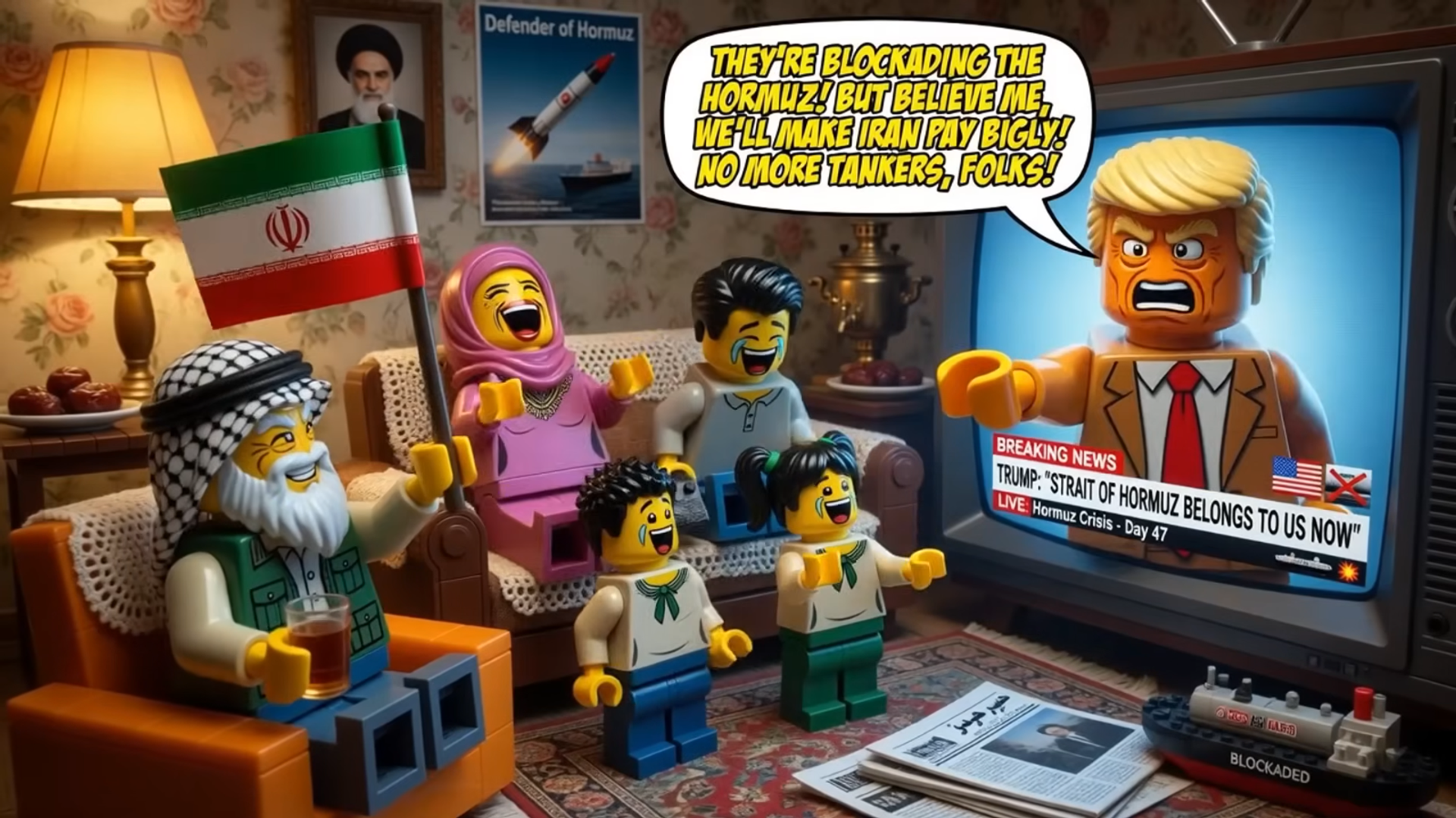 Ирански мимови о Трампу - Sputnik Србија, 1920, 15.04.2026