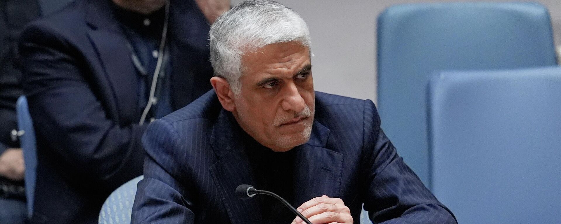 Iranski predstavnik pri Ujedinjenim nacijama Amir Said Iravani. - Sputnik Srbija, 1920, 16.04.2026