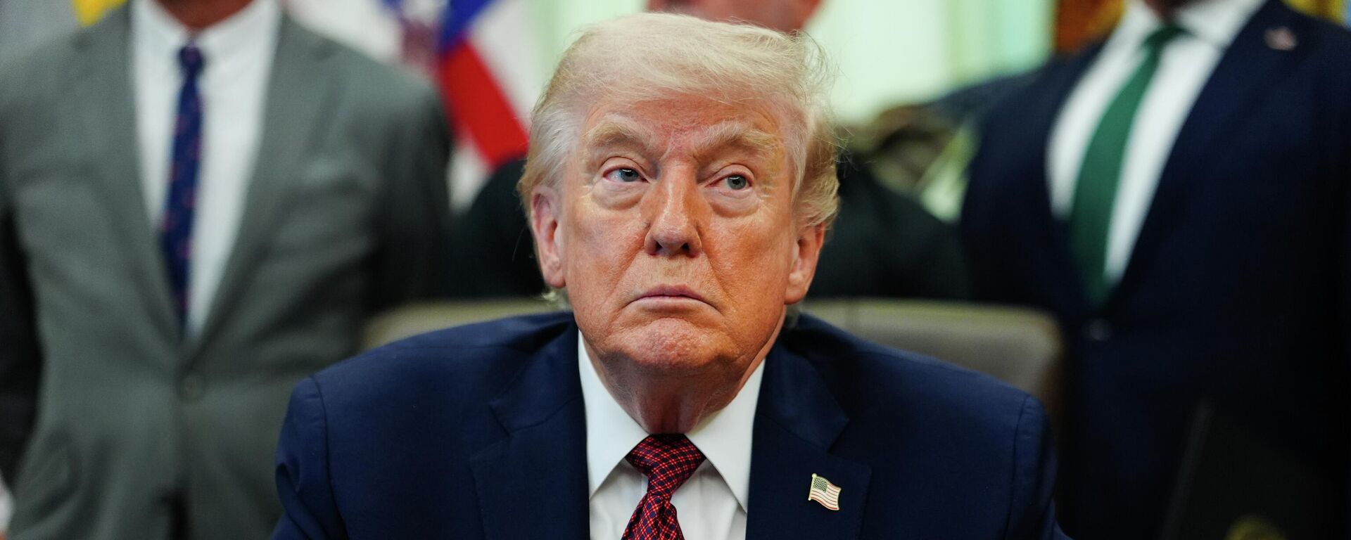 Амерички председник Доналд Трамп. Амерички председник Доналд Трамп. - Sputnik Србија, 1920, 06.05.2026