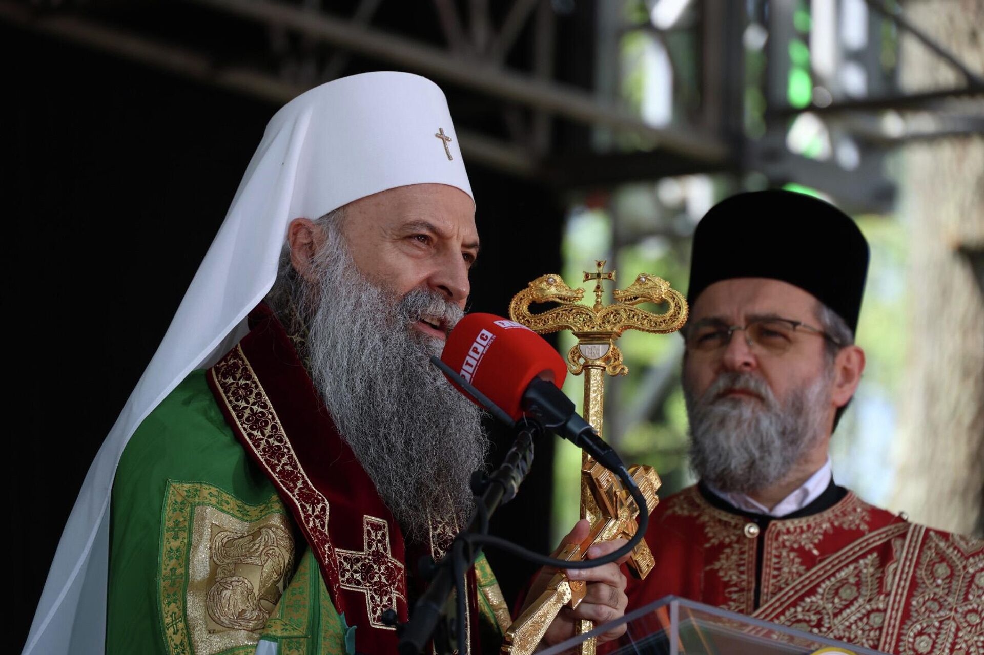 Patrijarh Porfirije u Donjoj Gradini - Sputnik Srbija, 1920, 19.04.2026