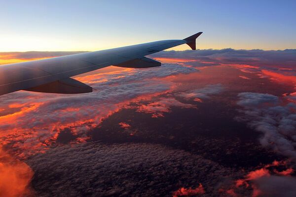 Облаци изнад Белорусије, снимљени током лета Аерофлота на релацији SVO–VIE.  - Sputnik Србија