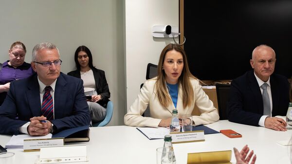 Министарка рударства и енергетике Дубравка Ђедовић Хандановић разговарала је у Београду са делегацијом Државне нафтне компаније Републике Азербејџан (СОКАР) - Sputnik Србија