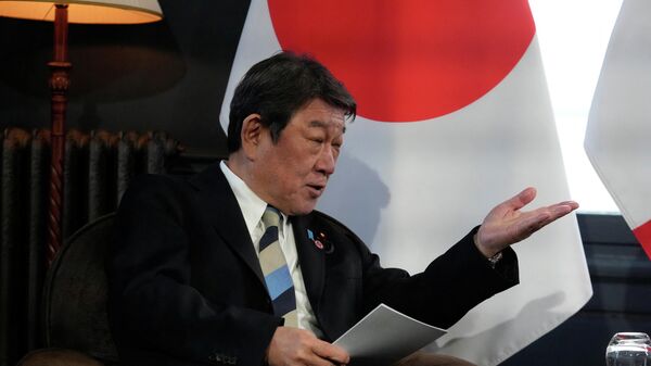 Mинистар спољних послова Јапана Тошимицу Мотеги - Sputnik Србија