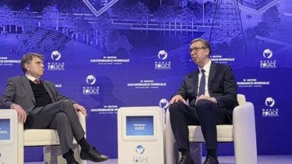 Александар Вучић на панелу Међународне конференције о глобалној политици (WPC) - Sputnik Србија
