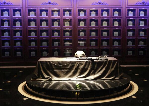 Детаљ из Меморијалног комплекса у Пјонгјангу. - Sputnik Србија