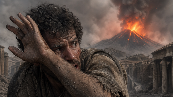 Arheolozi u Pompeji prvi put su uz pomoć veštačke inteligencije (AI) rekonstruisali izgled jedne od žrtava erupcije Vezuva - Sputnik Srbija