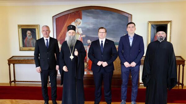 Kokanović i patrijarh Porfirije razgovarali o očuvanju svetinja i imovine SPC - Sputnik Srbija