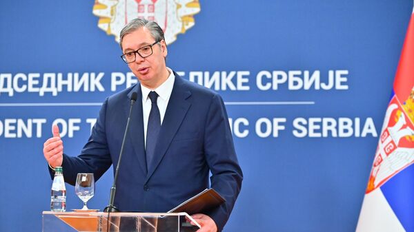 Predsednik Srbije Aleksandar Vučić  - Sputnik Srbija